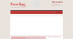 Desktop Screenshot of fincassanz.com